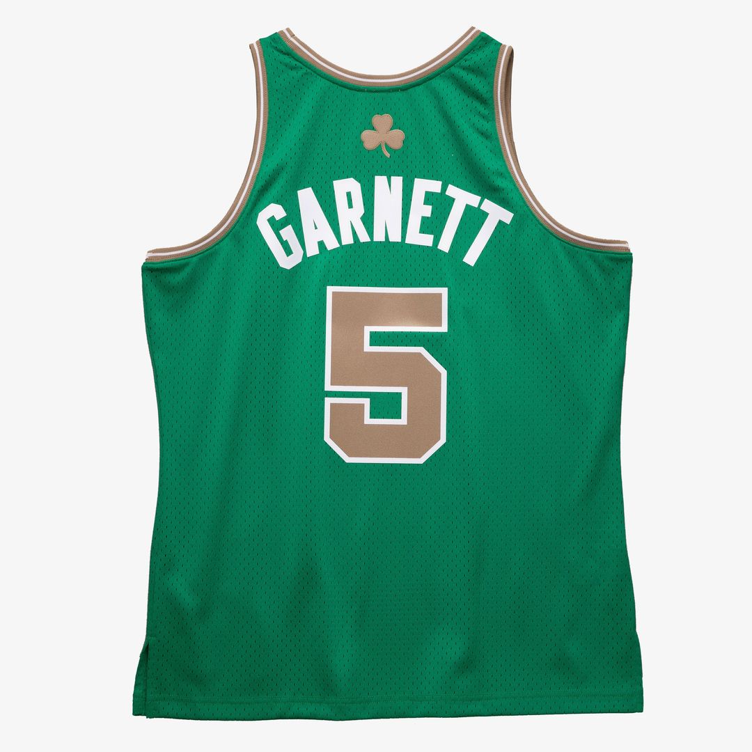 Kevin Garnett Boston Celtics Mitchell & Ness 2007-08 Hardwood Classics Swingman Jersey - Kelly Green