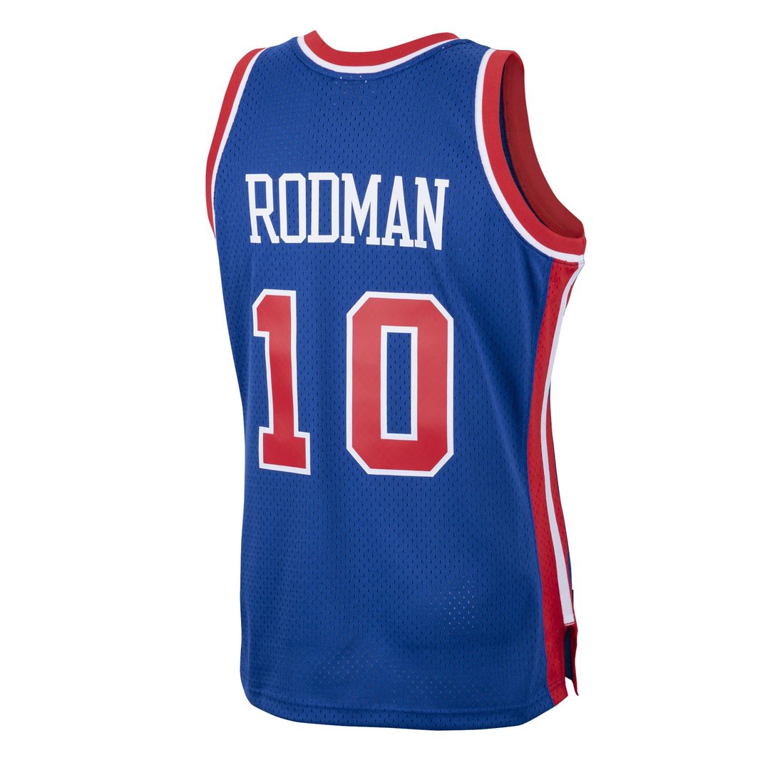 Dennis Rodman Detroit Pistons Mitchell & Ness 1988/89 Hardwood Classics Swingman Jersey - Royal