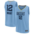 Ja Morant Memphis Grizzlies Fanatics Youth Fast Break Replica Player Jersey - Statement Edition - Light Blue