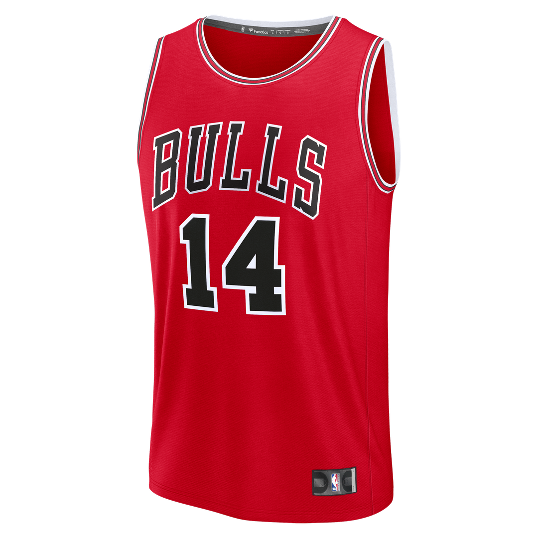 Matas Buzelis Chicago Bulls Fanatics Fast Break Replica Player Jersey - Icon Edition - Red