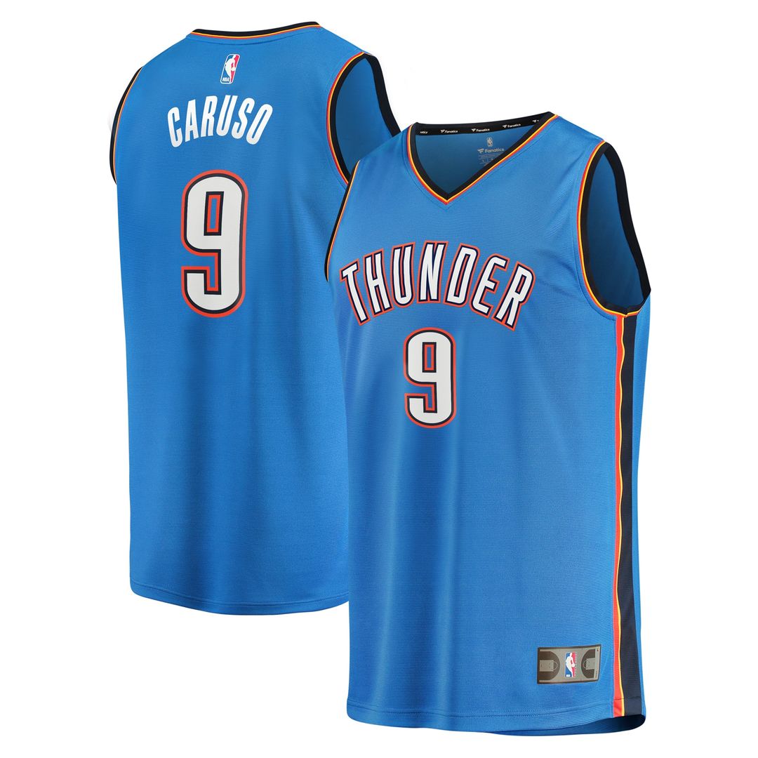 Alex Caruso Oklahoma City Thunder Fanatics Youth Fast Break Replica Player Jersey - Icon Edition - Blue