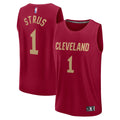 Max Strus Cleveland Cavaliers Fanatics Youth Fast Break Player Jersey - Icon Edition - Wine