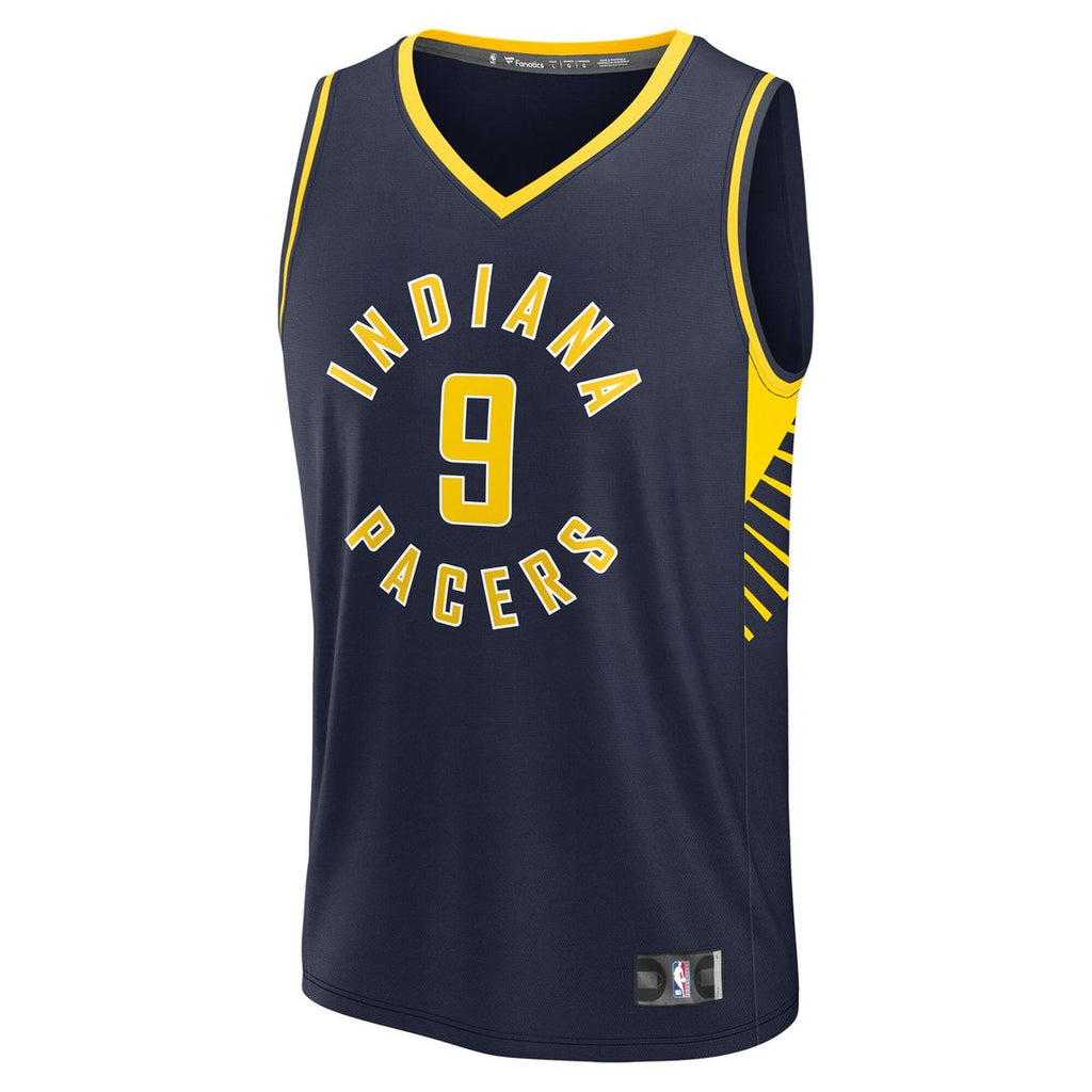 T.J. McConnell Indiana Pacers Fanatics Fast Break Replica Player Jersey - Icon Edition - Navy
