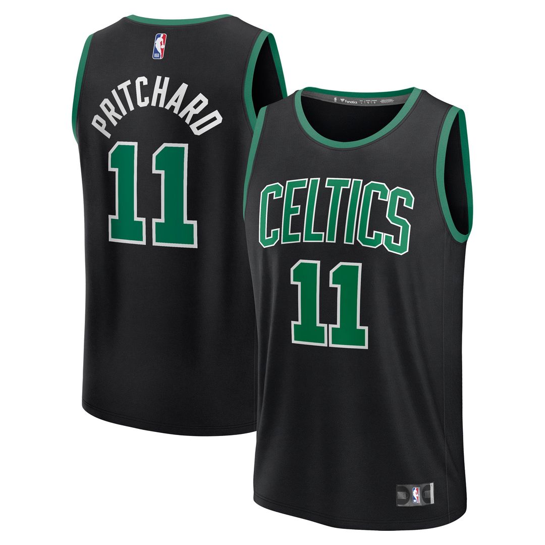 Payton Pritchard Boston Celtics Fanatics Fast Break Replica Player Jersey - Statement Edition - Black