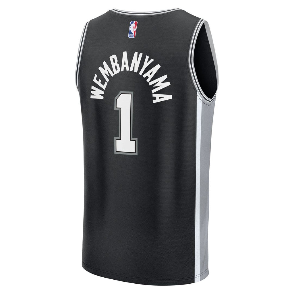 Victor Wembanyama San Antonio Spurs Fanatics Fast Break Replica Player Jersey - Icon Edition - Black