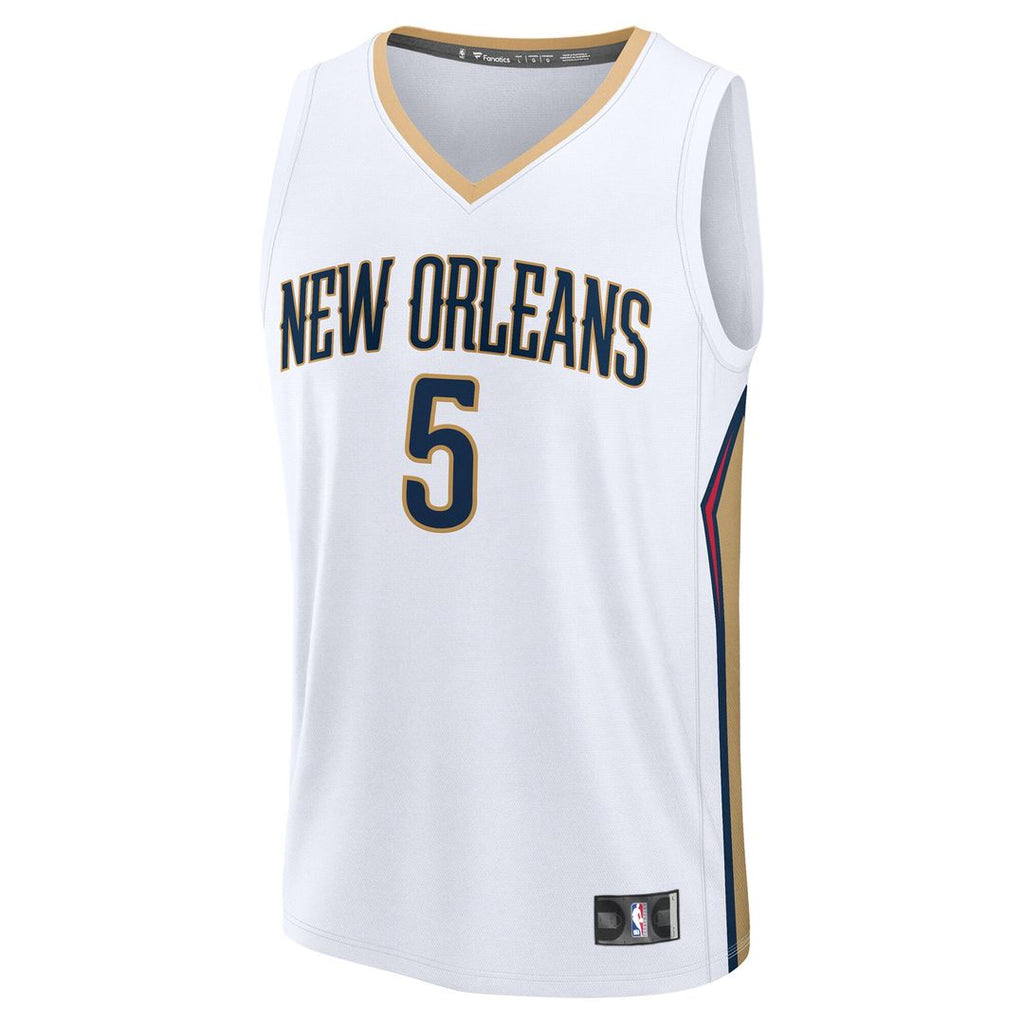 Dejounte Murray New Orleans Pelicans Fanatics Fast Break Replica Player Jersey - Association Edition - White