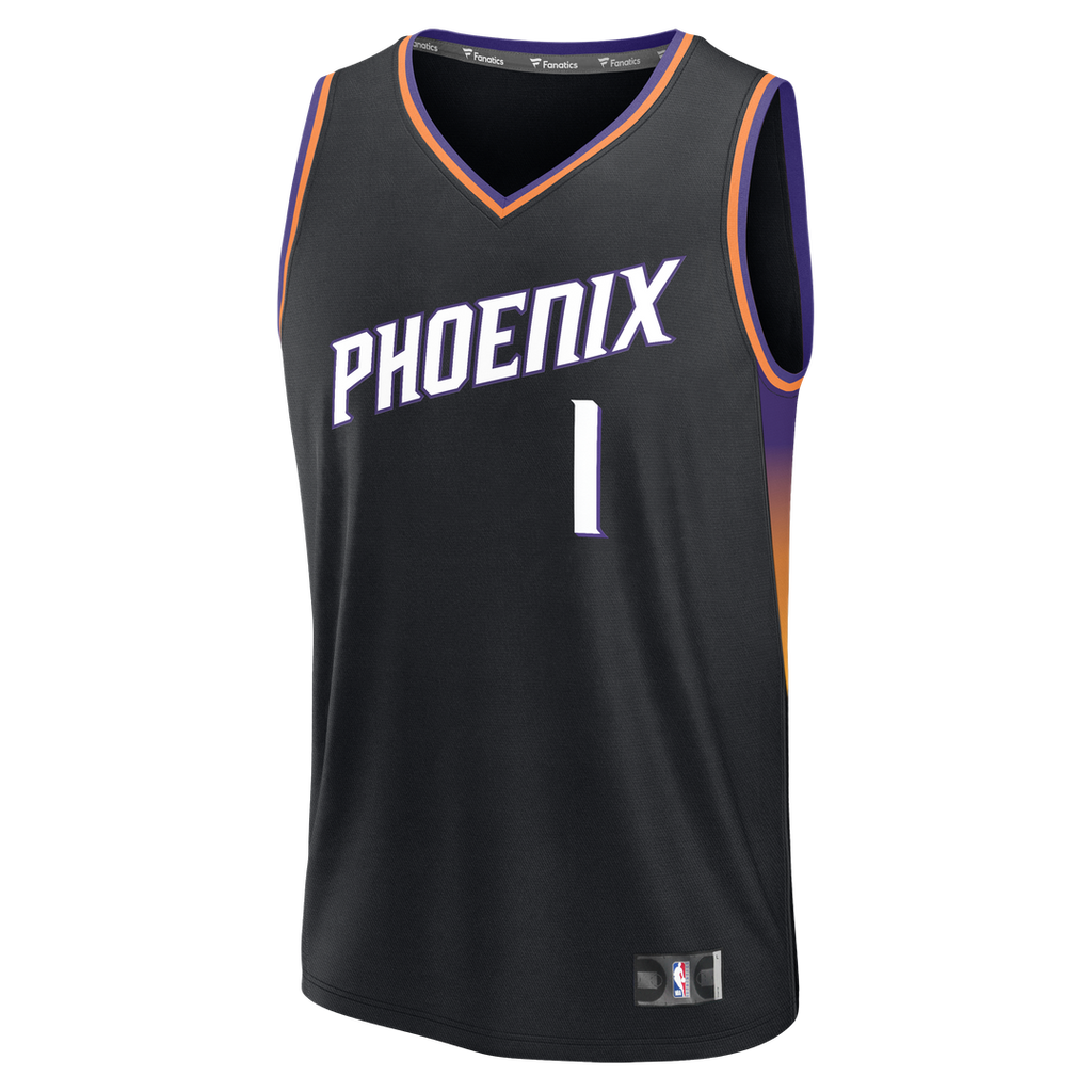 Devin Booker Phoenix Suns Fanatics Youth  Fast Break Jersey - Statement Edition - Black