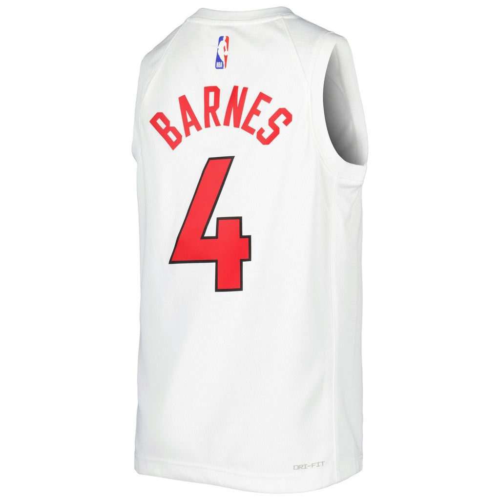 Scottie Barnes Toronto Raptors Nike Youth Swingman Jersey - Association Edition - White