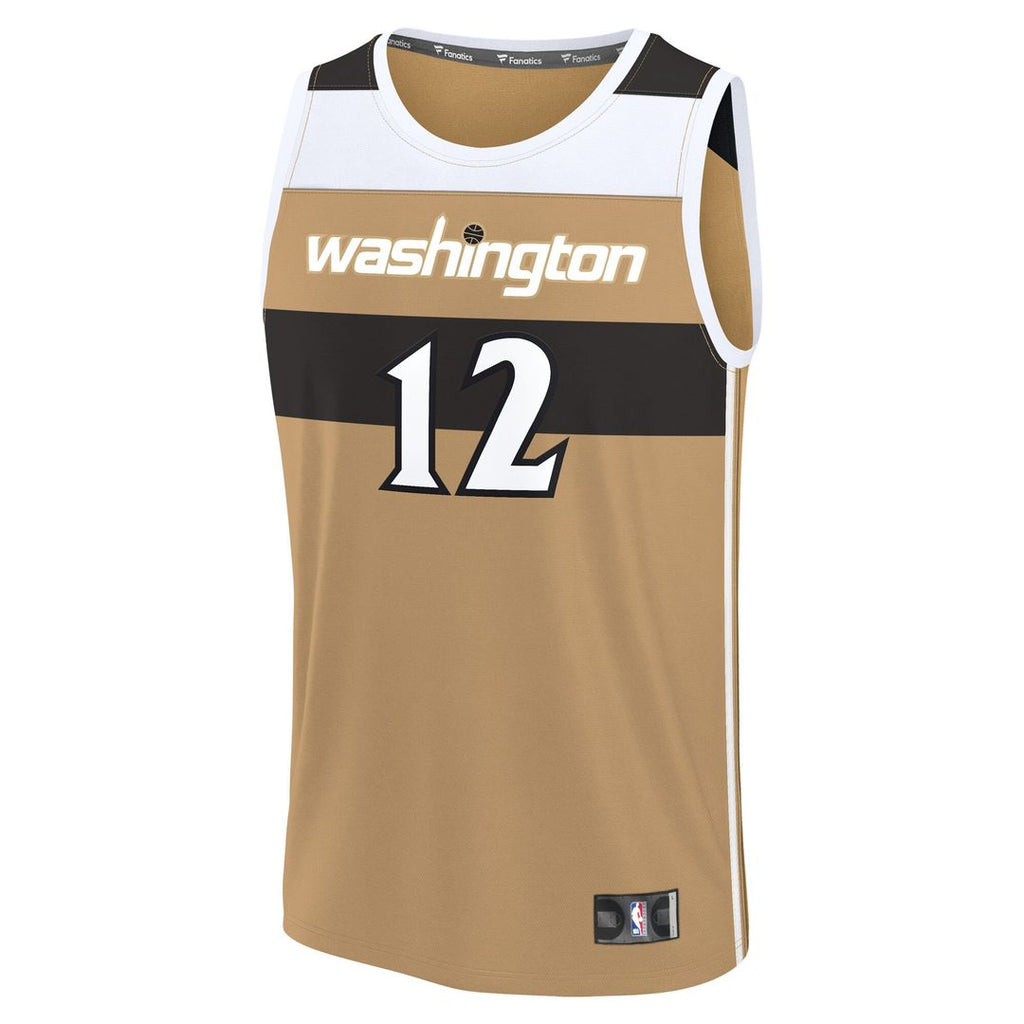 Tre Johnson III Washington Wizards Fanatics Youth Fast Break Jersey - City Edition - Gold
