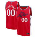 LA Clippers Fanatics Youth Fast Break Custom Replica Jersey - Red  - Statement Edition