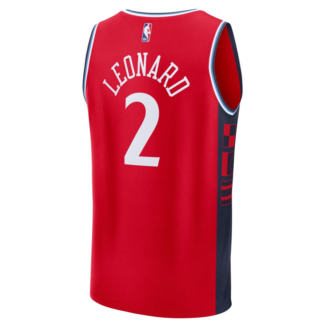 Kawhi Leonard LA Clippers Fanatics Fast Break Replica Player Jersey - Statement Edition - Red