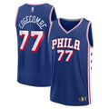 V. J. Edgecombe Philadelphia 76ers Fanatics 2025 NBA Draft First Round Pick Fast Break Replica Jersey - Icon Edition - Royal