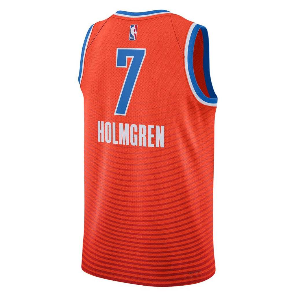 Chet Holmgren Oklahoma City Thunder Jordan Brand Unisex Swingman Jersey - Statement Edition - Orange