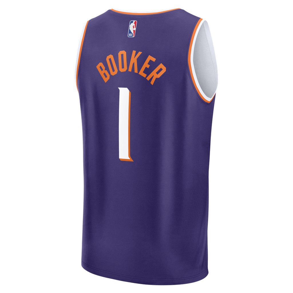 Devin Booker Phoenix Suns Fanatics Youth Fast Break Replica Player Jersey - Icon Edition - Purple