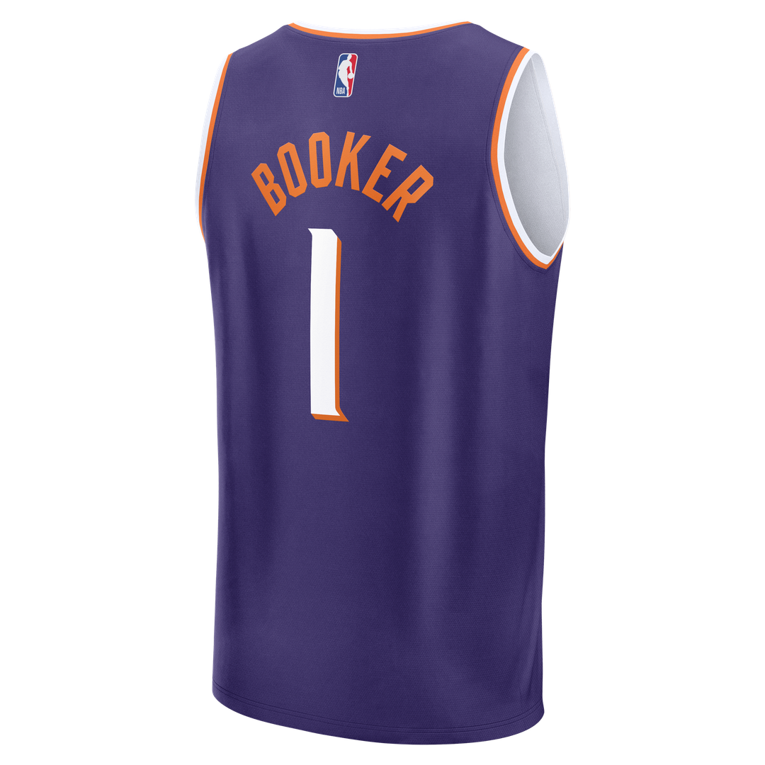 Devin Booker Phoenix Suns Fanatics Youth Fast Break Replica Player Jersey - Icon Edition - Purple