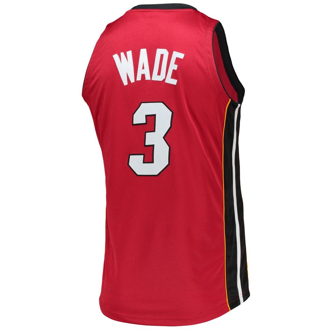 Dwyane Wade Miami Heat Mitchell & Ness 2005-06 Hardwood Classics Authentic Jersey - Red