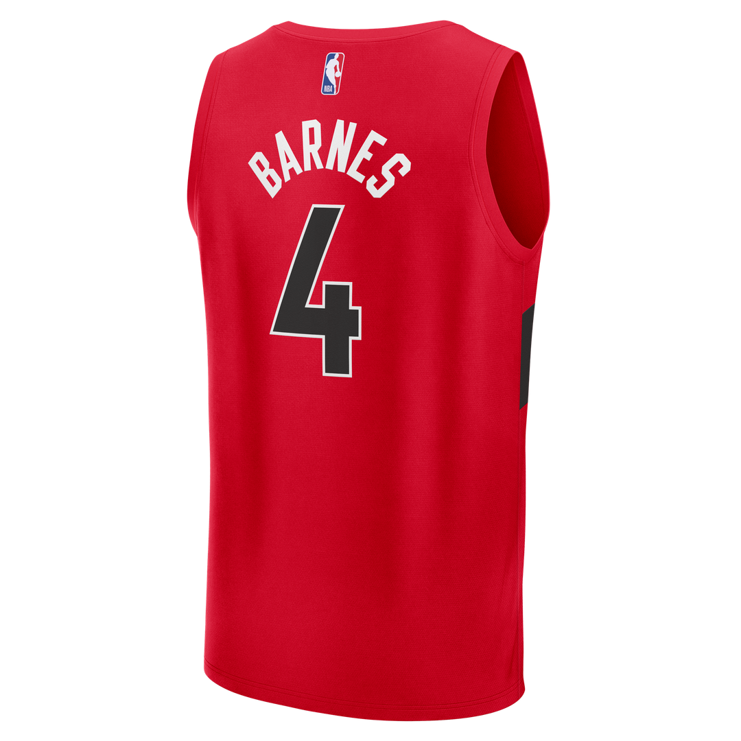 Scottie Barnes Toronto Raptors Fanatics Fast Break Replica Jersey - Icon Edition - Red