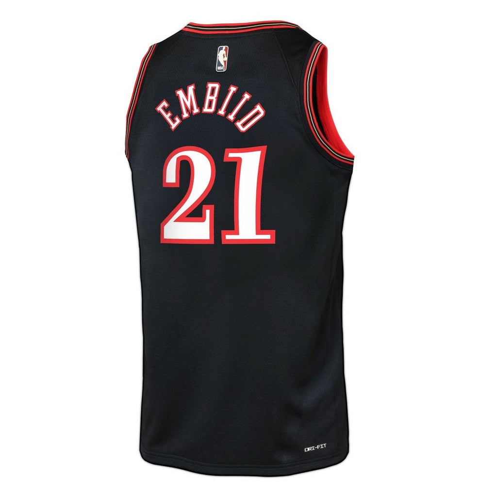 Joel Embiid Philadelphia 76ers Nike Youth  Swingman Jersey - Classic Edition - Black