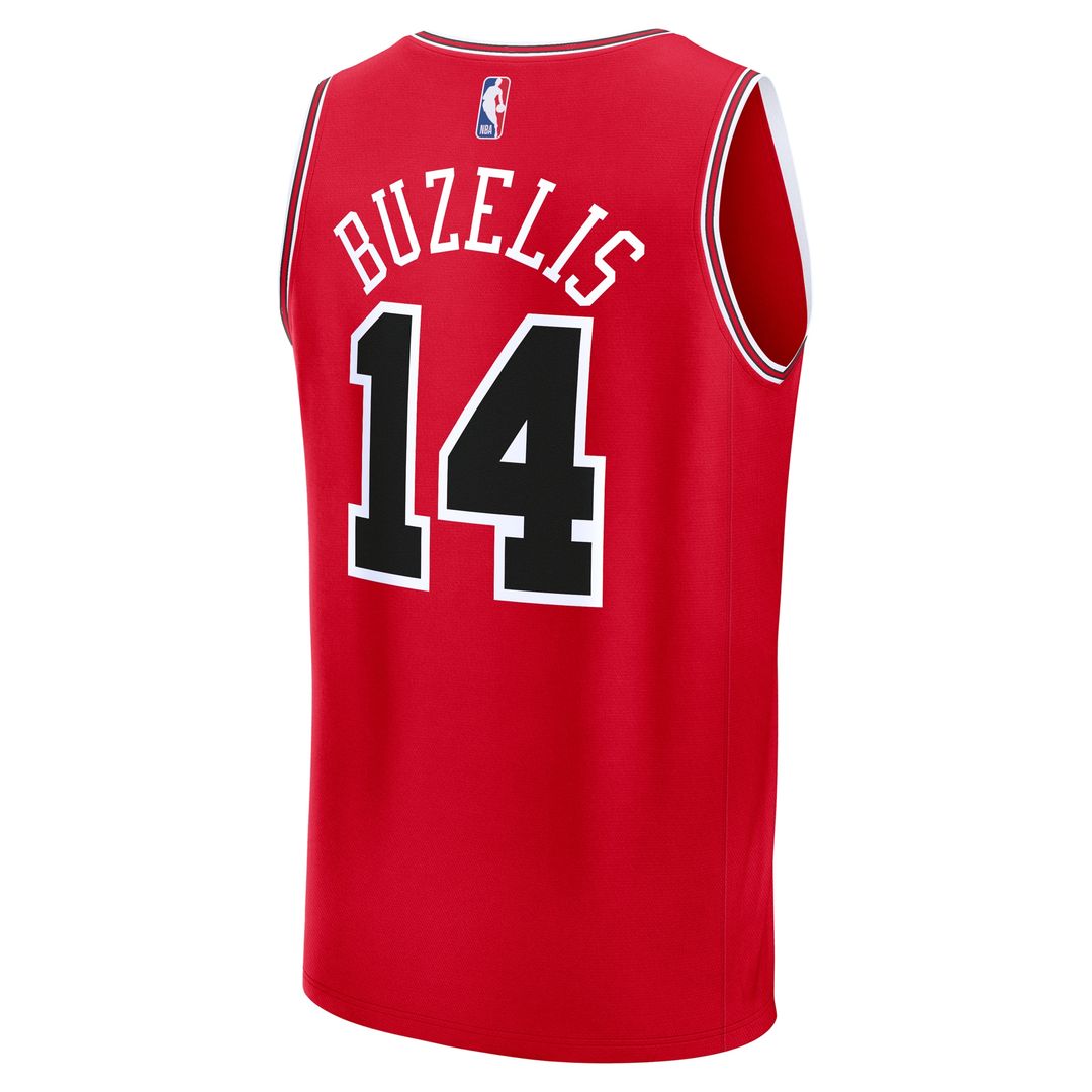 Matas Buzelis Chicago Bulls Fanatics Youth Fast Break Replica Player Jersey - Icon Edition - Red