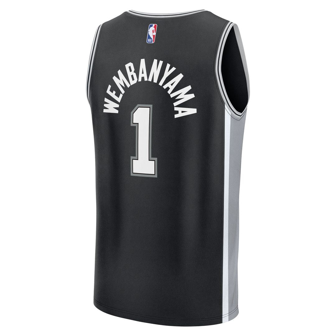 Victor Wembanyama San Antonio Spurs Fanatics Fast Break Replica Player Jersey - Icon Edition - Black