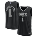 Victor Wembanyama San Antonio Spurs Fanatics Fast Break Replica Player Jersey - Statement Edition - Black