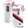 Damian Lillard Portland Trail Blazers Fanatics Fast Break Replica Jersey - White - Association Edition