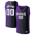 Sacramento Kings Fanatics Youth Fast Break Custom Replica Jersey - Purple  - Statement Edition