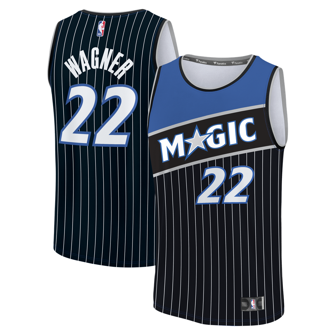 Franz Wagner Orlando Magic Fanatics Fast Break Jersey - Statement Edition - Black