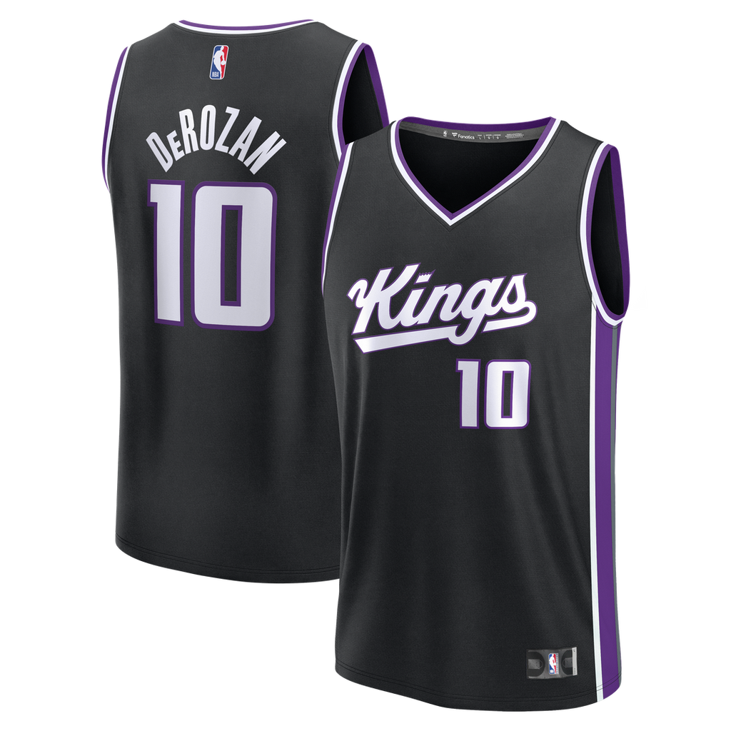 DeMar DeRozan Sacramento Kings Fanatics Fast Break Replica Player Jersey - Icon Edition - Black