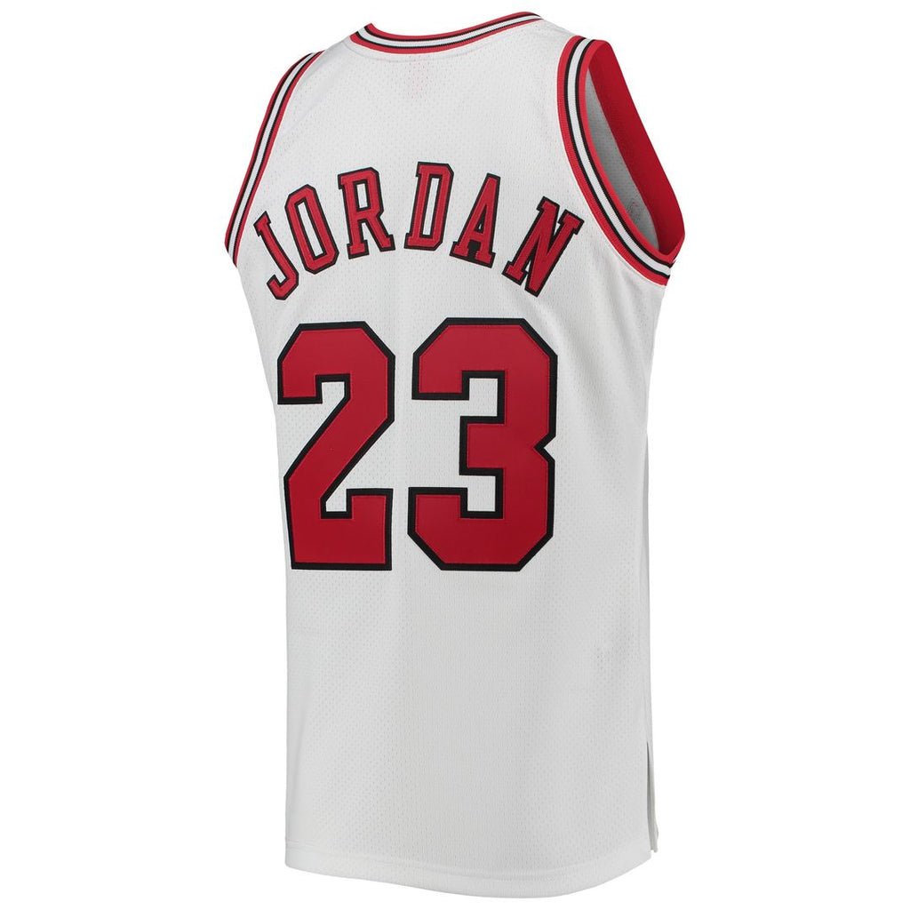 Michael Jordan Chicago Bulls Mitchell & Ness 1997 NBA All-Star Game Hardwood Classics Authentic Jersey - White