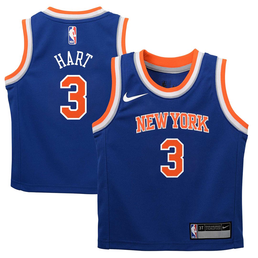 Josh Hart New York Knicks Nike Preschool Replica Swingman Jersey - Icon Edition - Blue