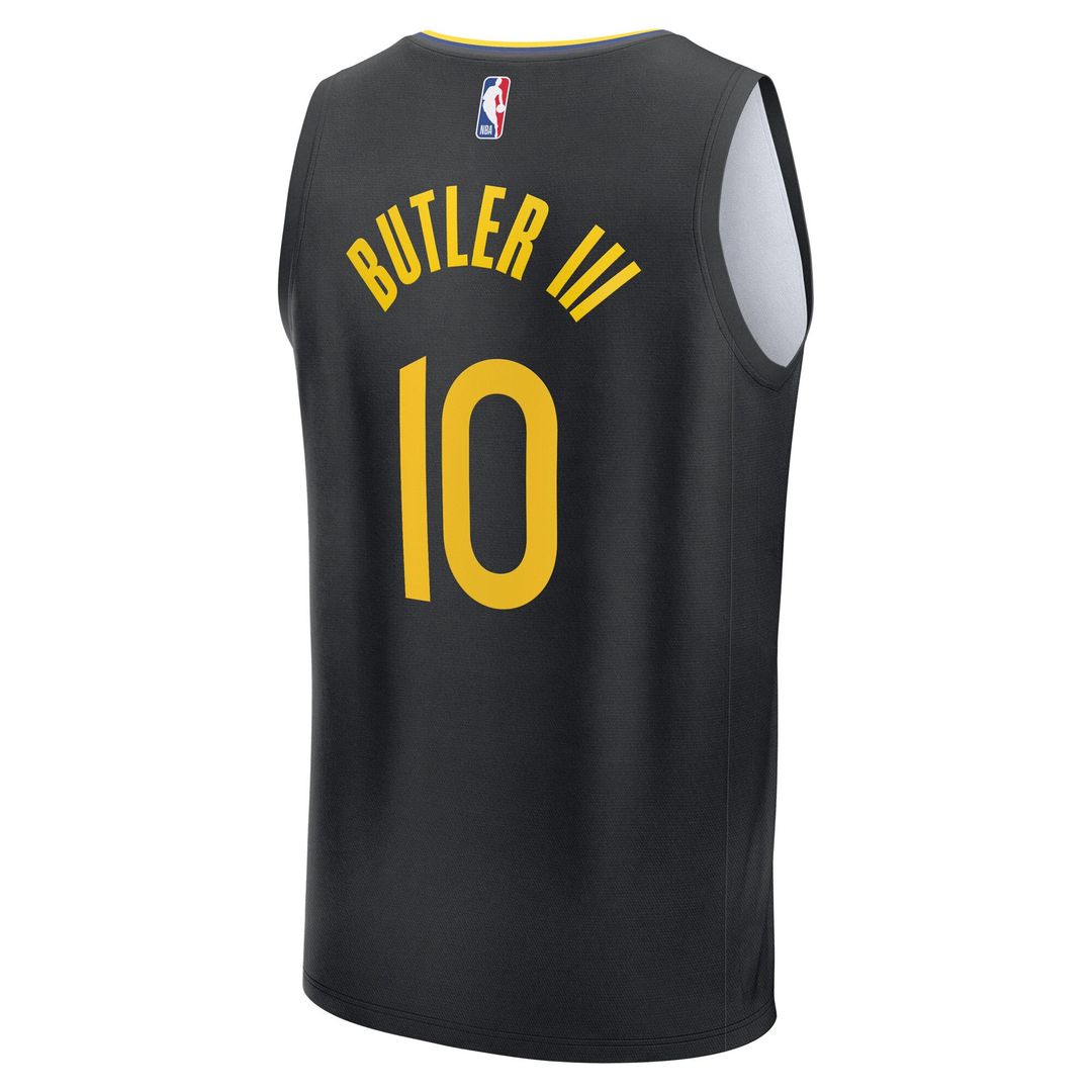 Jimmy Butler III Golden State Warriors Fanatics Fast Break Replica Player Jersey - Statement Edition - Black