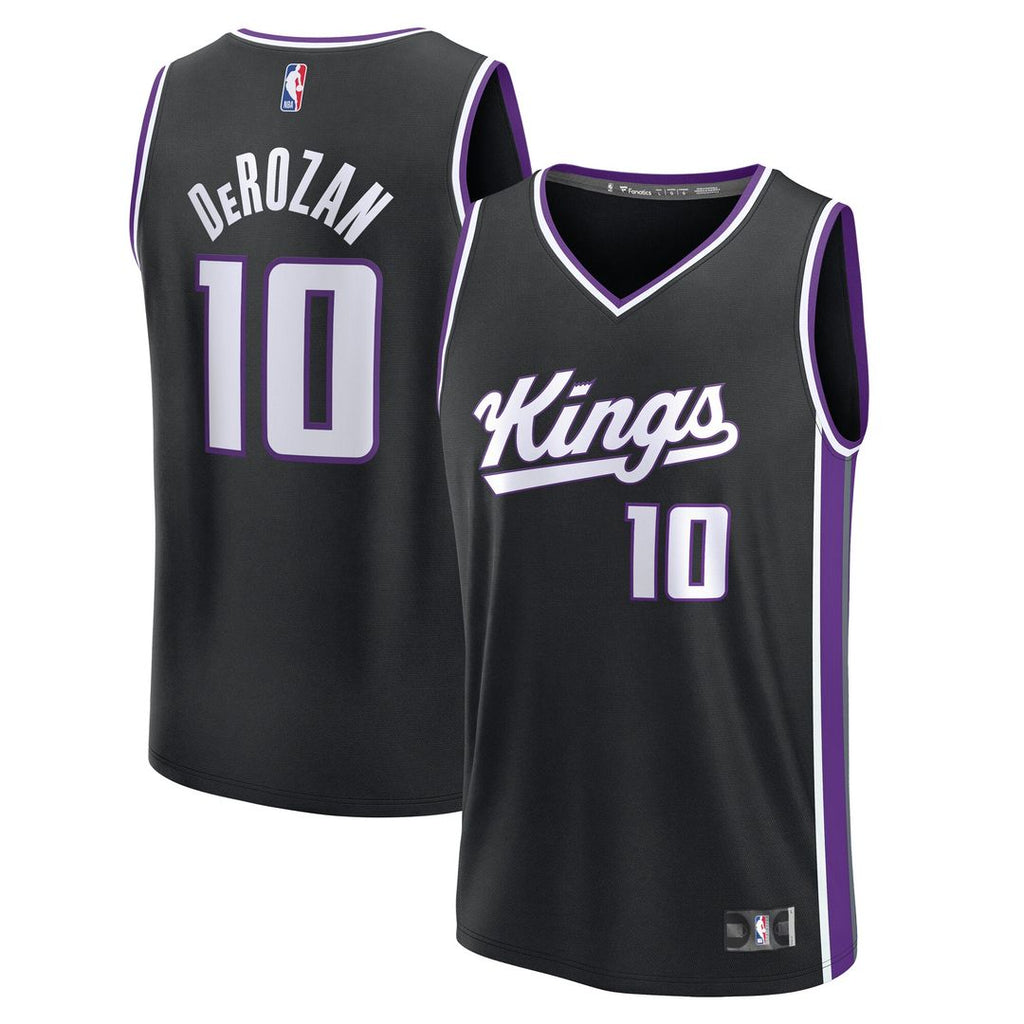DeMar DeRozan Sacramento Kings Fanatics Youth Fast Break Replica Player Jersey - Icon Edition - Black