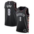 Egor Dëmin Brooklyn Nets Nike Unisex 2025/26 Swingman Jersey - City Edition - Black