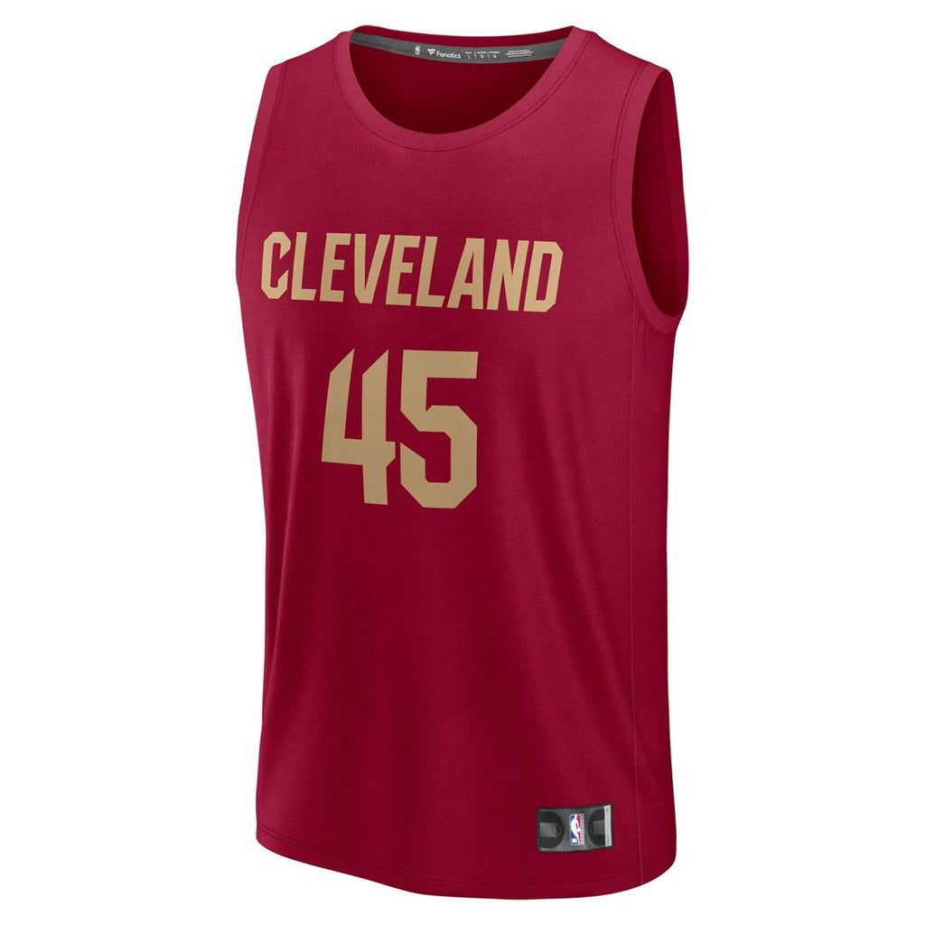 Donovan Mitchell Cleveland Cavaliers Fanatics Fast Break Replica Player Jersey - Icon Edition - Wine