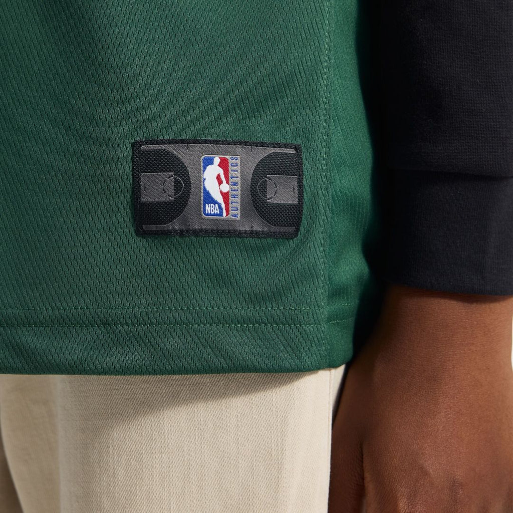Giannis Antetokounmpo Milwaukee Bucks Fanatics Youth Fast Break Replica Player Jersey - Icon Edition - Hunter Green