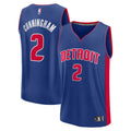 Cade Cunningham Detroit Pistons Fanatics Fast Break Replica Player Jersey - Icon Edition - Blue
