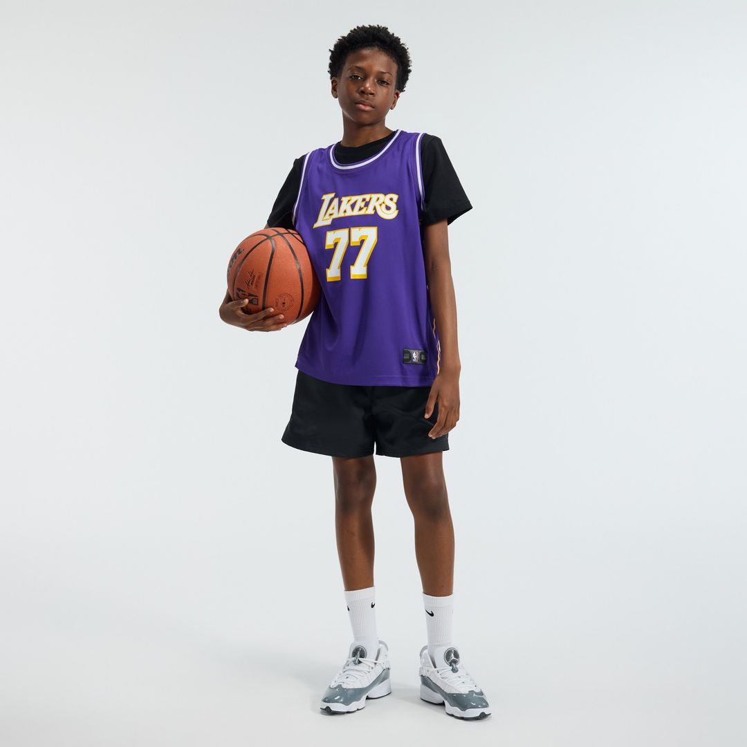 Luka Dončić Los Angeles Lakers Fanatics Youth  Fast Break Jersey - Statement Edition - Purple