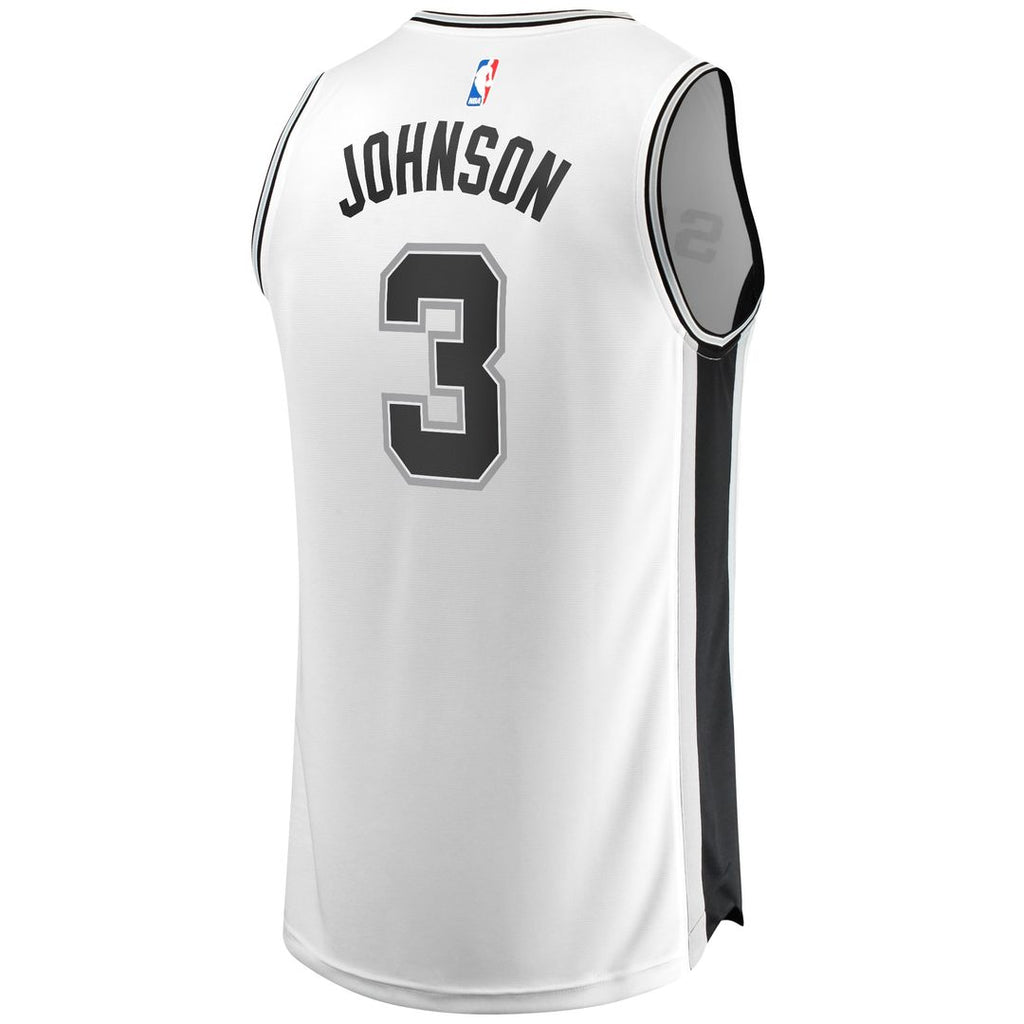 Keldon Johnson San Antonio Spurs Fanatics Fast Break Association Jersey - White