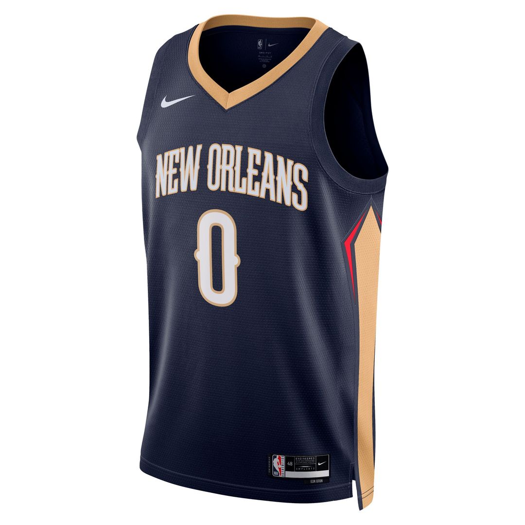 Jeremiah Fears New Orleans Pelicans Nike Unisex Swingman Player Jersey - Icon Edition - Navy