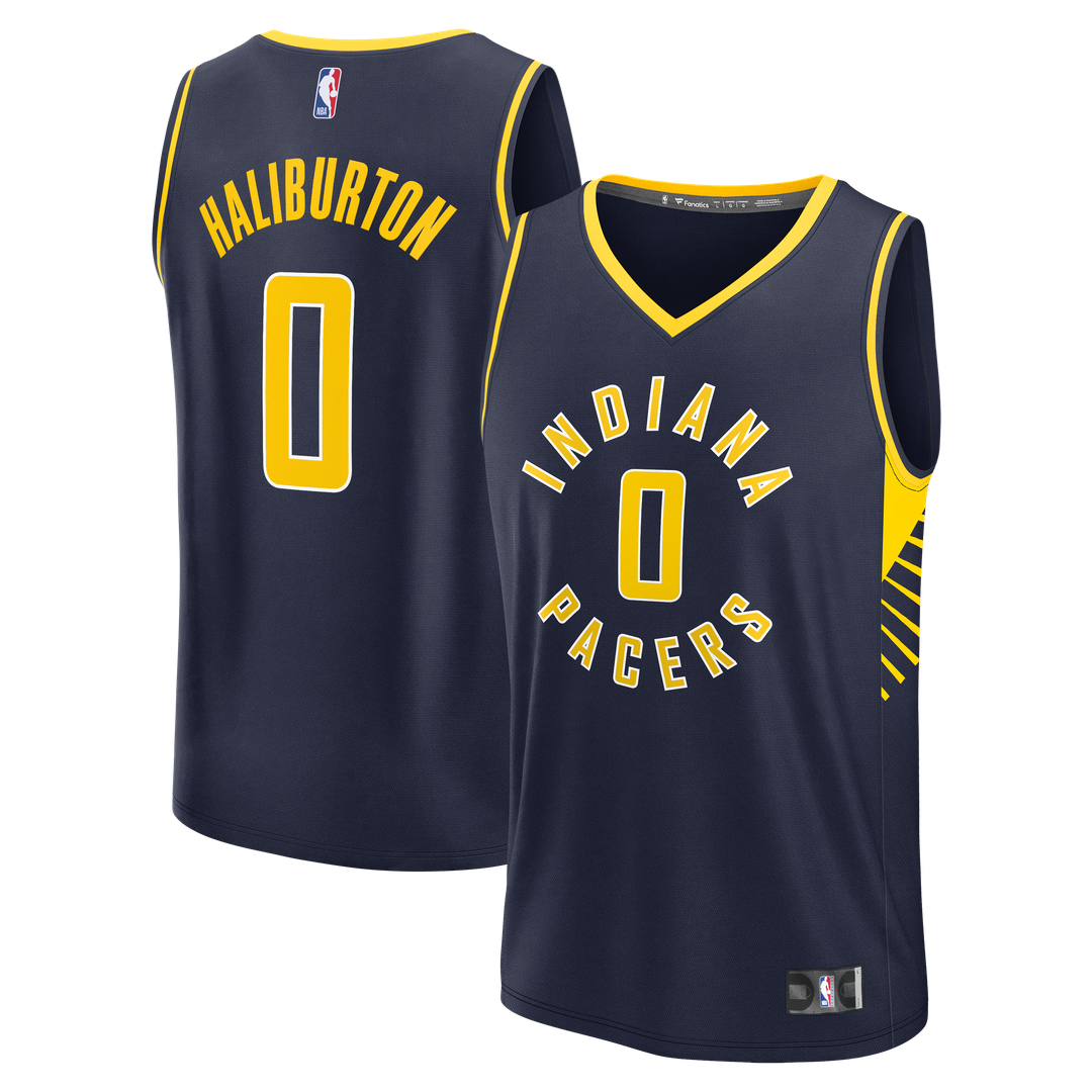 Tyrese Haliburton Indiana Pacers Fanatics Youth Fast Break Replica Player Jersey - Navy