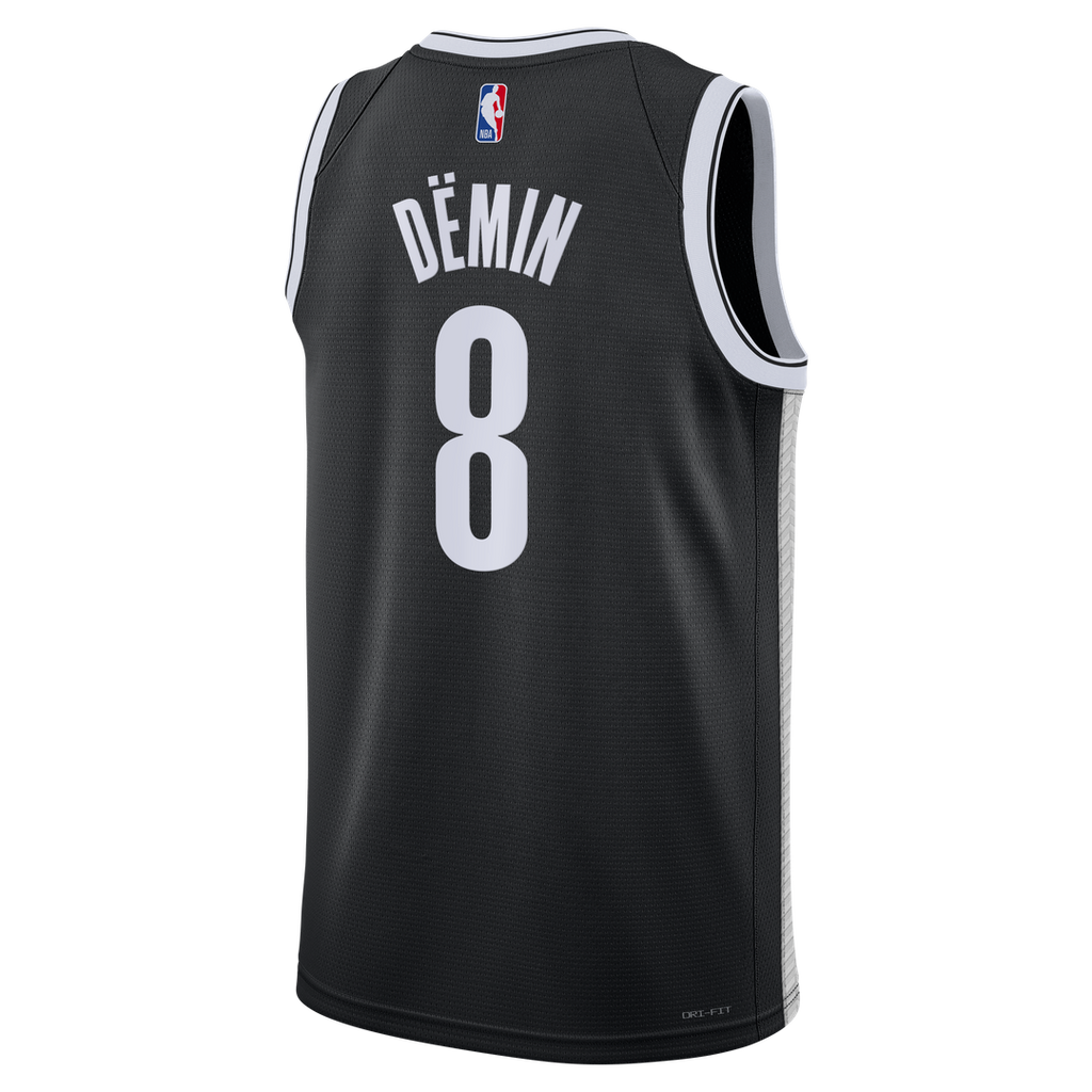 Egor Dëmin Brooklyn Nets Nike Unisex Swingman Jersey - Icon Edition - Black