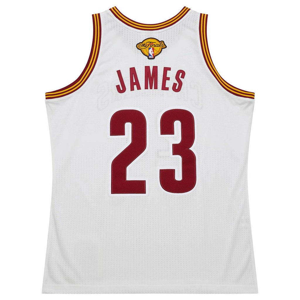 LeBron James Cleveland Cavaliers Mitchell & Ness 2015/16 Hardwood Classics Authentic Jersey - White