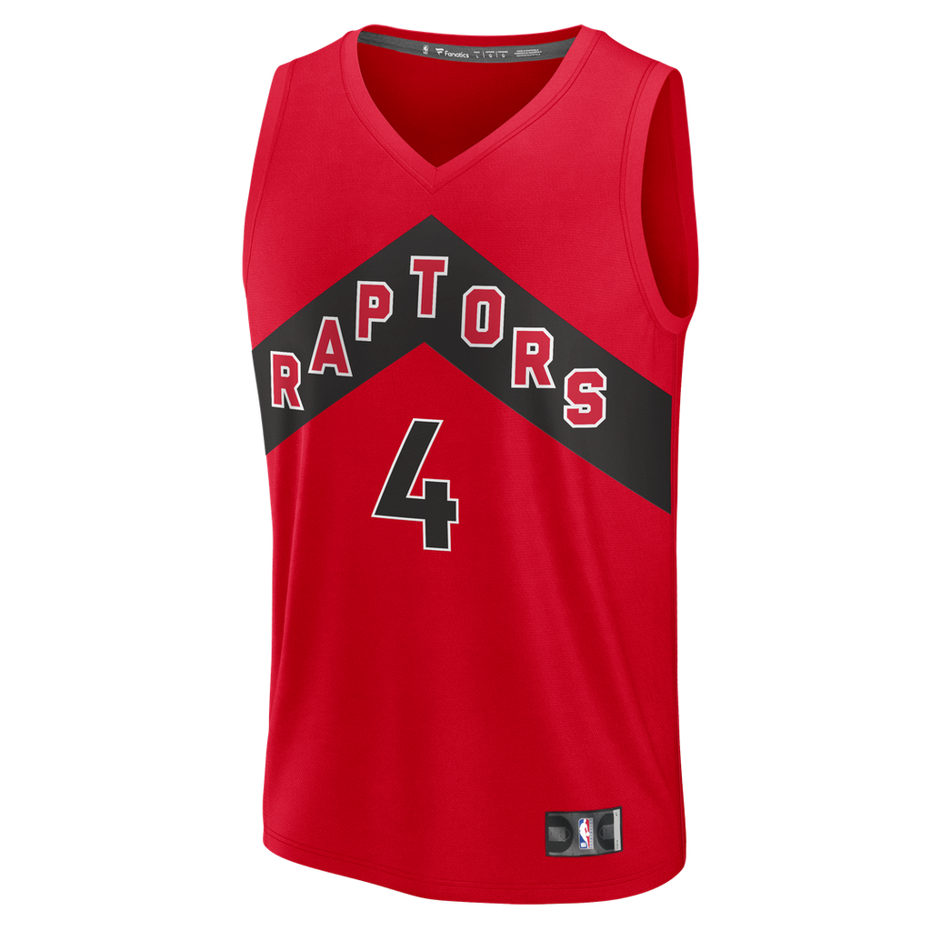 Scottie Barnes Toronto Raptors Fanatics Fast Break Replica Jersey - Icon Edition - Red