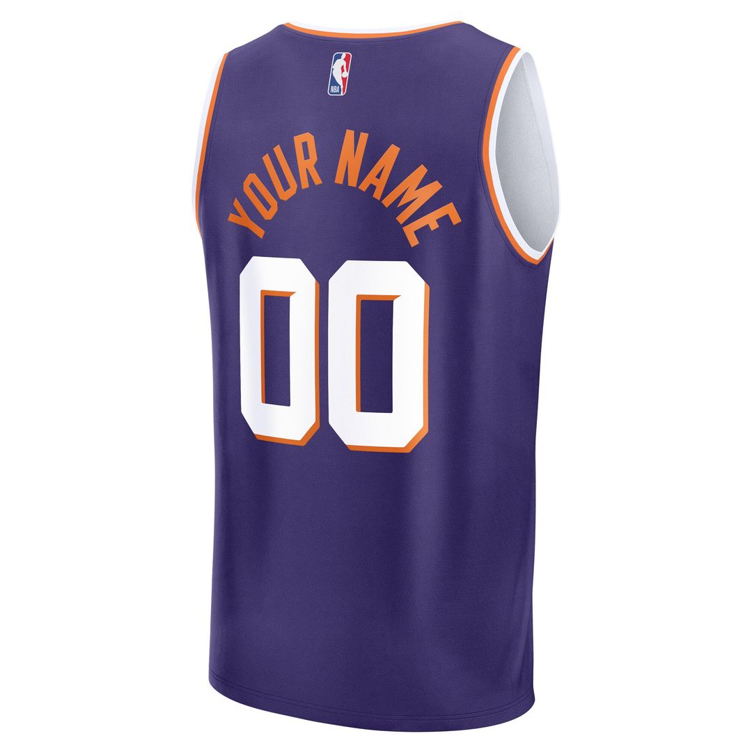 Phoenix Suns Fanatics Youth Fast Break Custom Replica Jersey - Purple  - Icon Edition