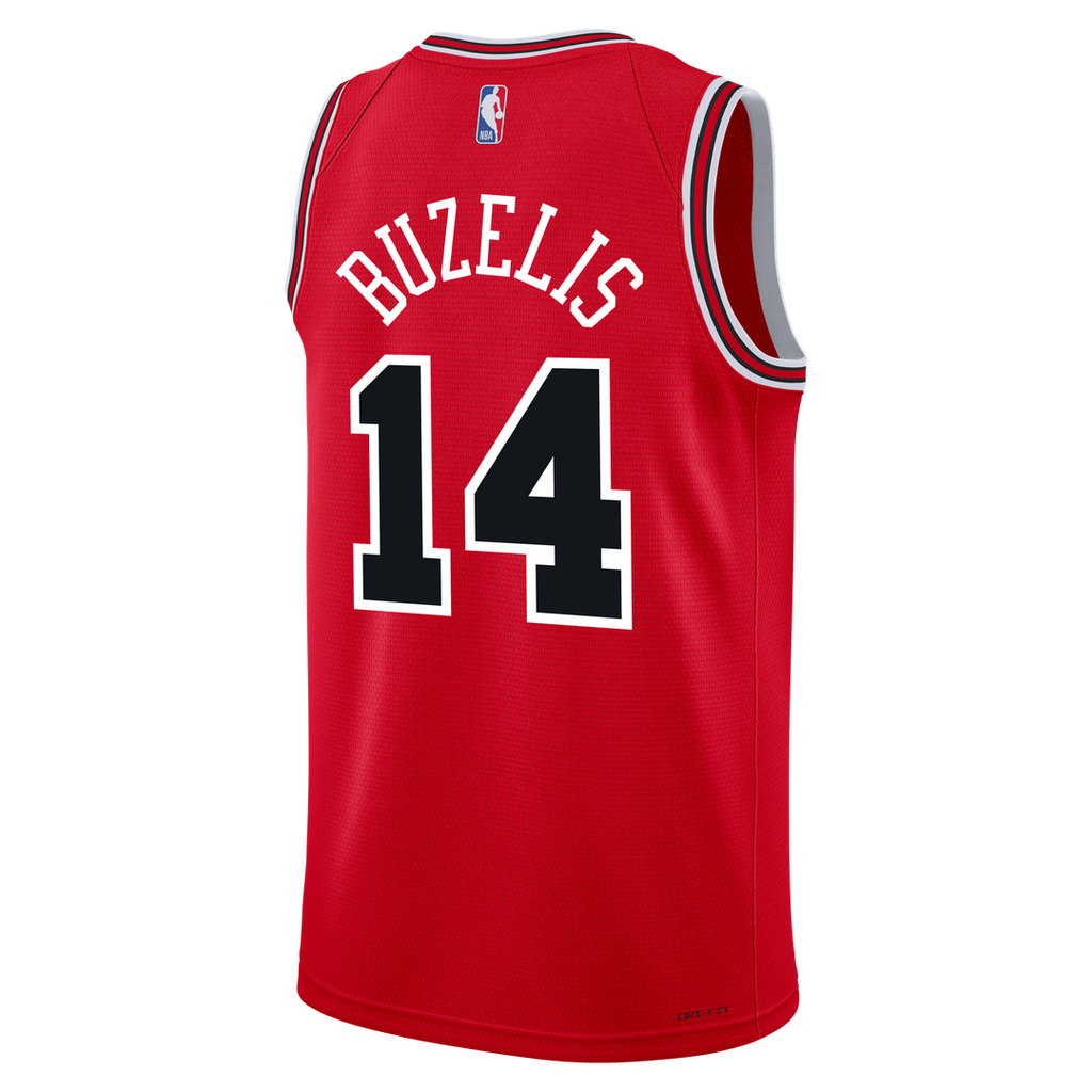 Matas Buzelis Chicago Bulls Nike Youth Swingman Jersey - Icon Edition - Red
