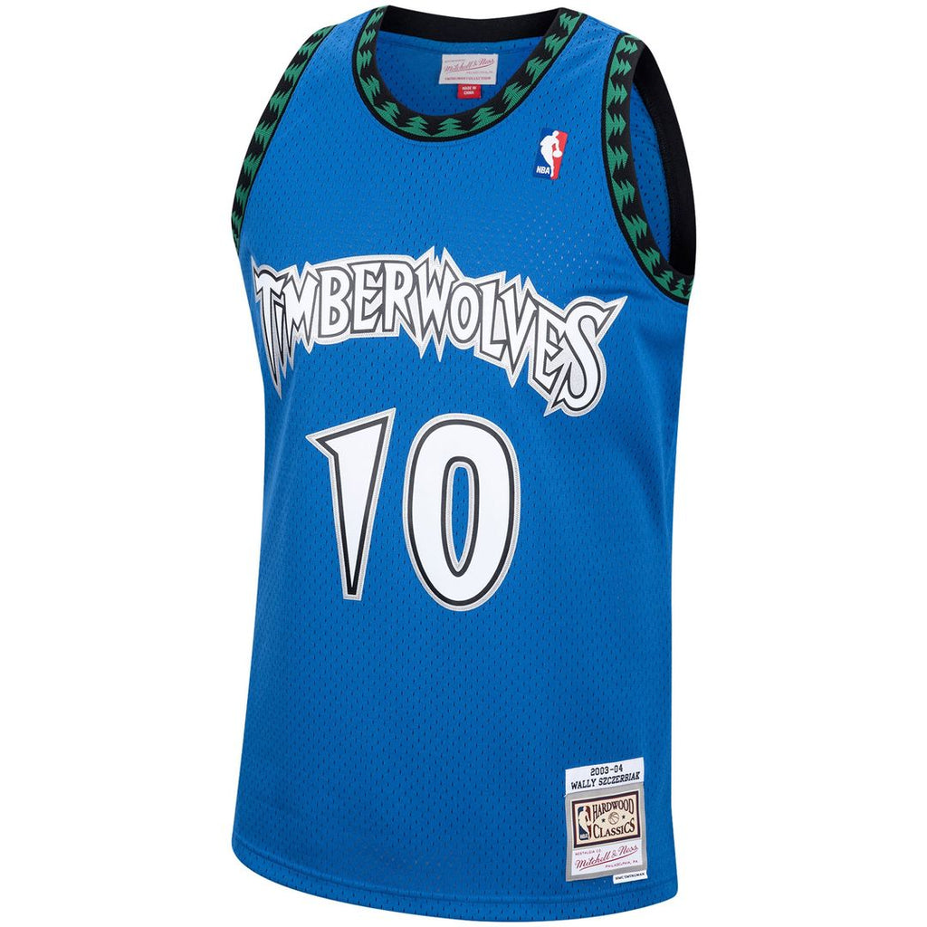 Wally Szczerbiak Minnesota Timberwolves Mitchell & Ness 2003/04 Hardwood Classics Swingman Jersey - Blue