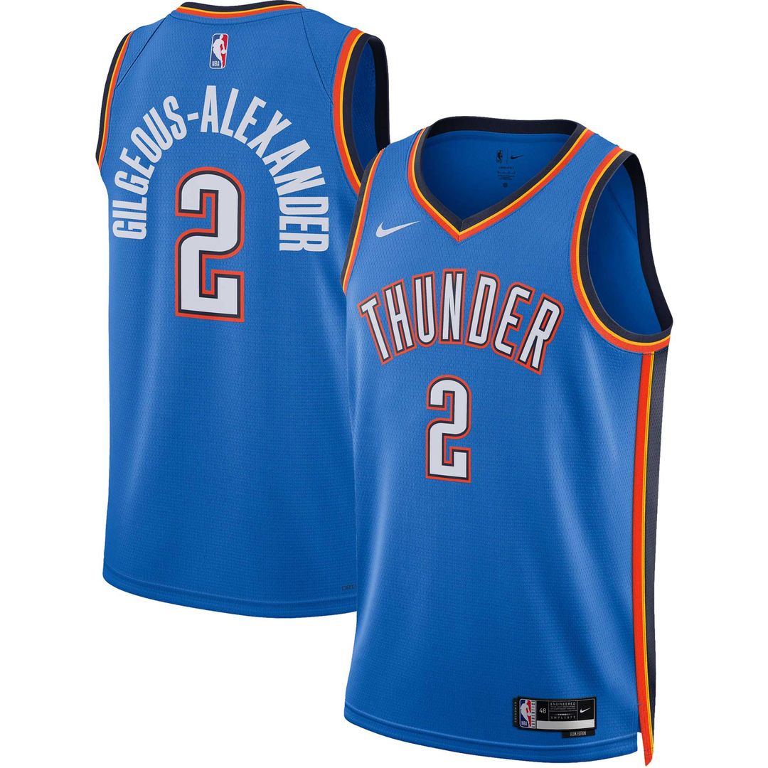 Shai Gilgeous-Alexander Oklahoma City Thunder Nike Unisex Swingman Jersey - Association Edition - White