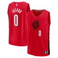Damian Lillard Portland Trail Blazers Fanatics Fast Break Replica Jersey - Red - Statement Edition