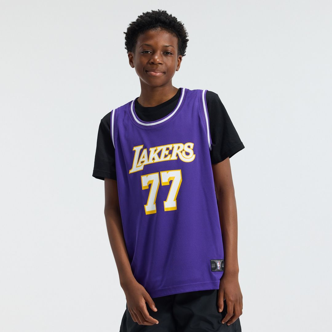 Luka Dončić Los Angeles Lakers Fanatics Youth  Fast Break Jersey - Statement Edition - Purple